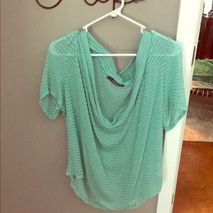 Maurice’s Turquoise Cowl Neck Shirt